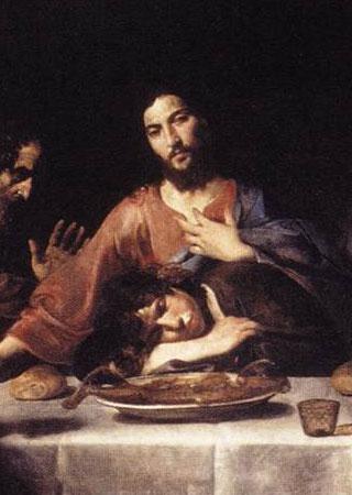 VALENTIN DE BOULOGNE St. John and Jesus at the Last Supper Norge oil painting art
